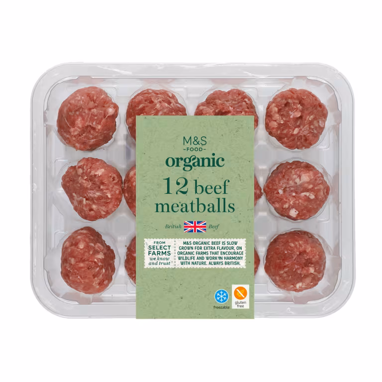 M&S 12 Beef Meatballs