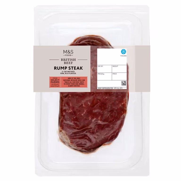 M&S British Beef Rump Steak