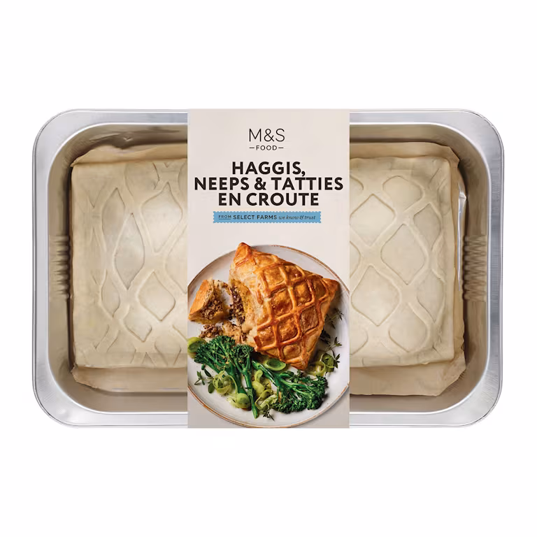 M&S Haggis, Neeps and Tatties En Croute