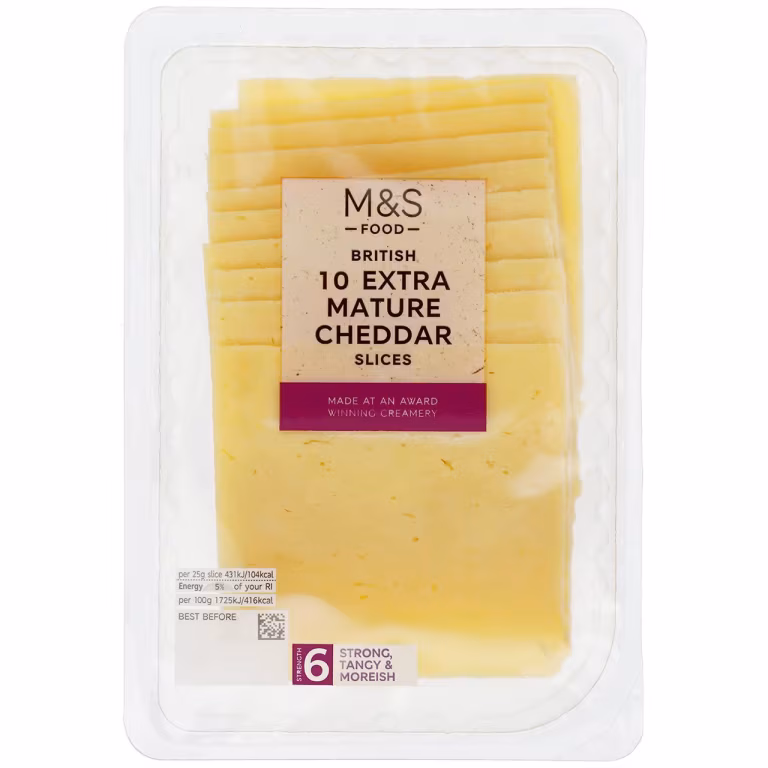 M&S Extra Mature Cheddar Slices