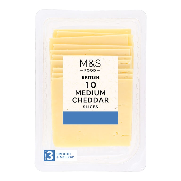 M&S British Medium Cheddar Slices