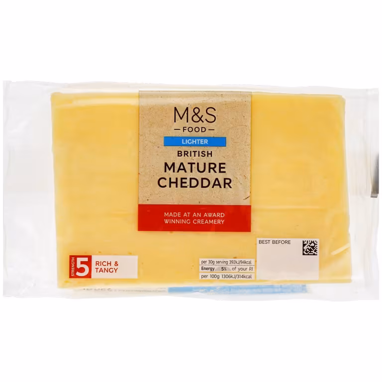 M&S Lighter British Mature Cheddar