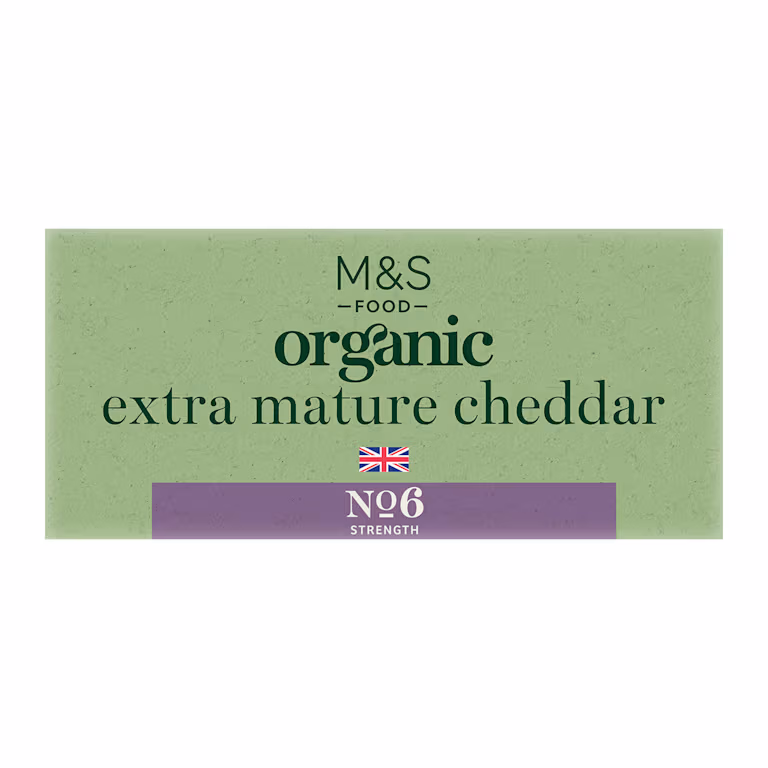 M&S Organic British Extra Mature Cheddar