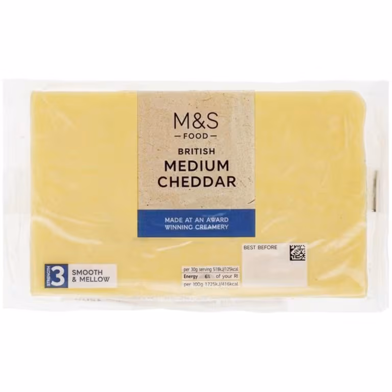 M&S British Medium Cheddar