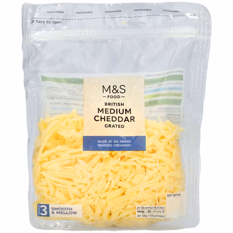 M&S British Grated Mature Cheddar