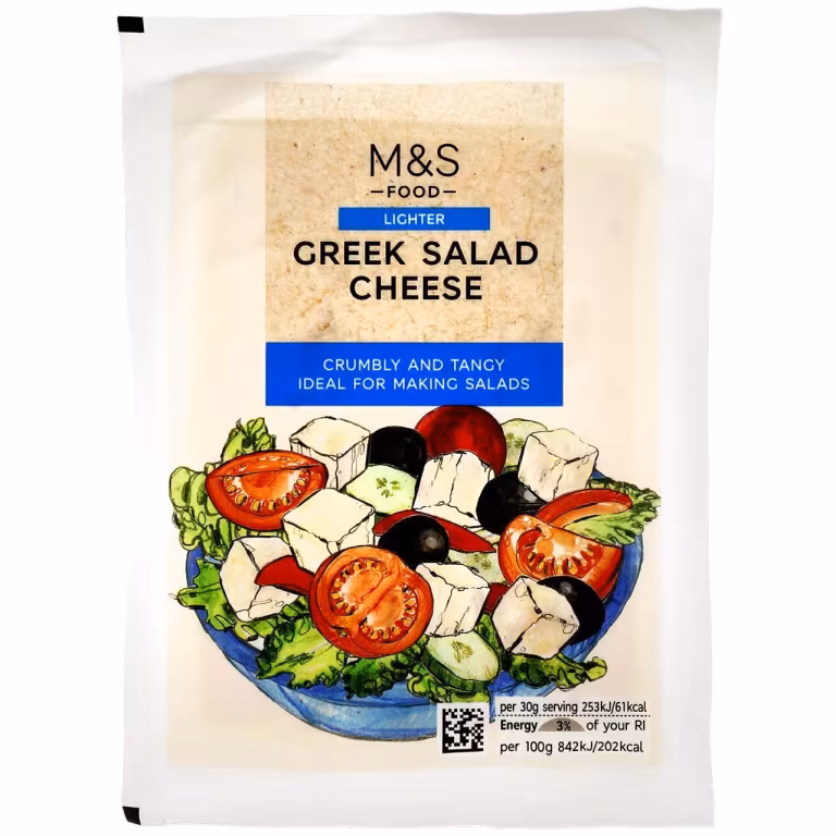 M&S Lighter Greek Salad Cheese