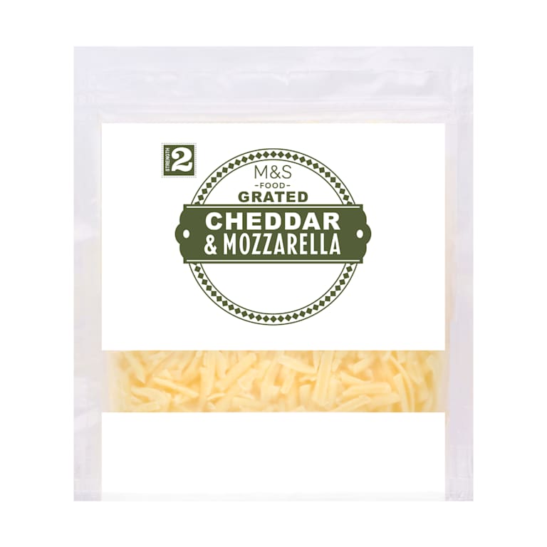 M&S Grated Cheddar and Mozzarella