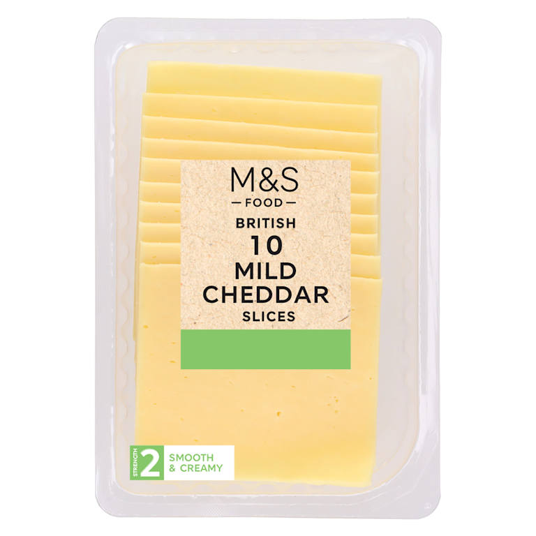 M&S Mild British Cheddar Slices