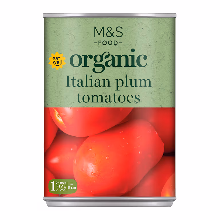 M&S Organic Italian Plum Tomatoes