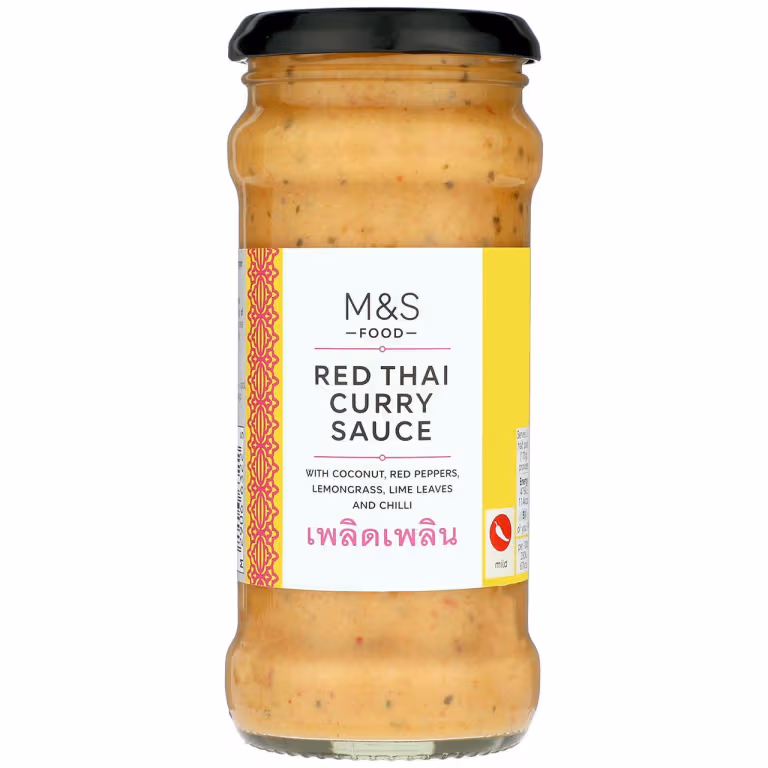 M&S Red Thai Curry Sauce