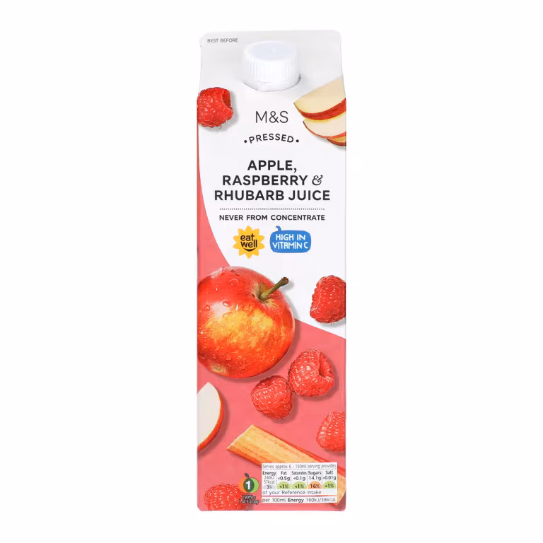 M&S Apple, Raspberry & Rhubarb Juice