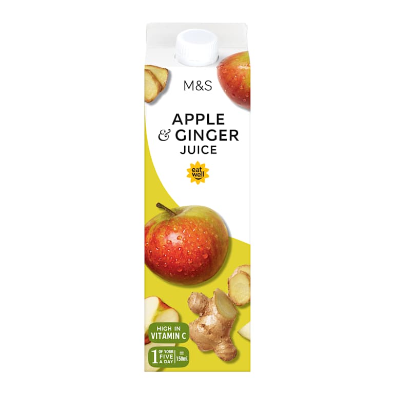 M&S Apple and Ginger Juice