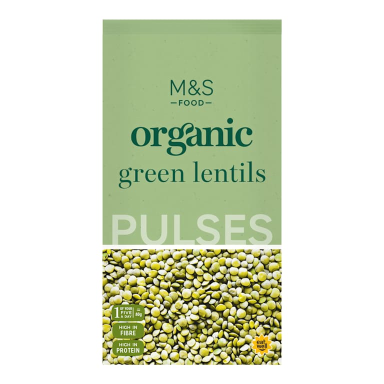 M&S Organic Green Lentils
