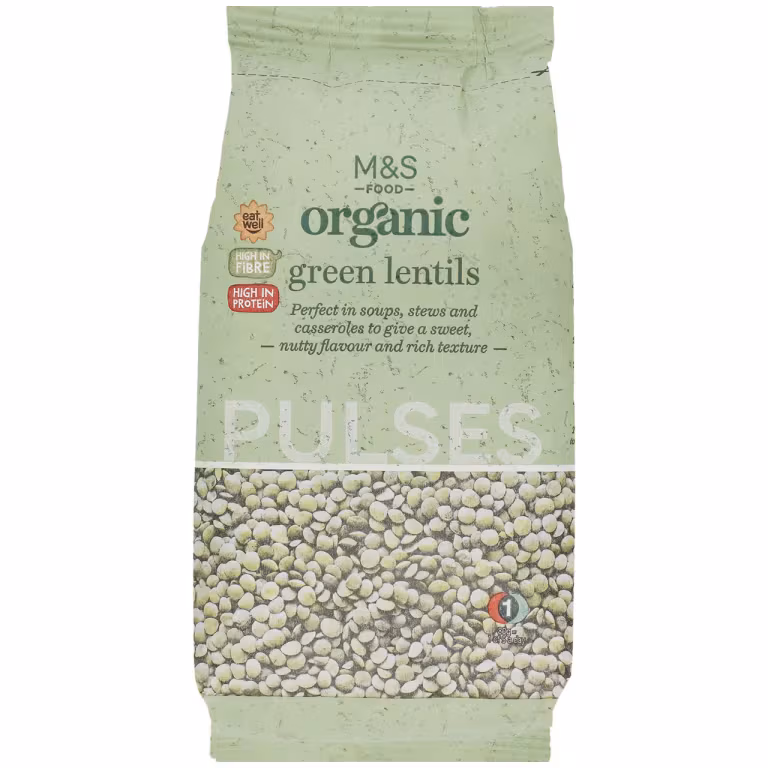 M&S Organic Green Lentils
