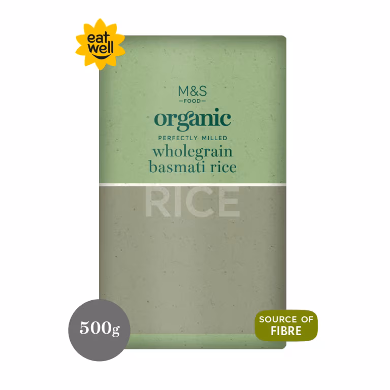 M&S Organic Wholegrain Basmati Rice