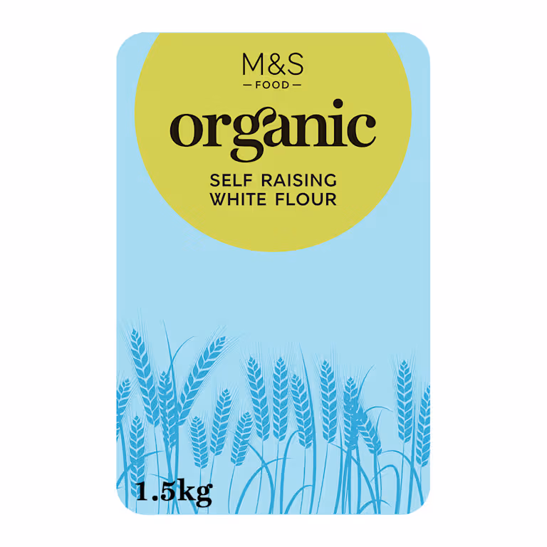 M&S Organic Self Raising White Flour
