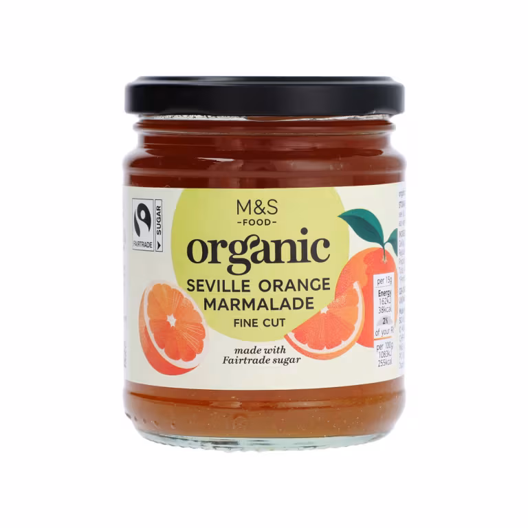M&S Organic Fine Cut Seville Orange Marmalade