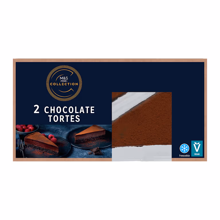 M&S 2 Chocolate Tortes