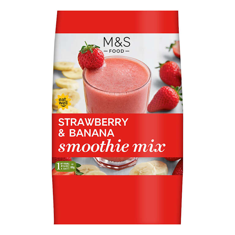 M&S Strawberry and Banana Smoothies