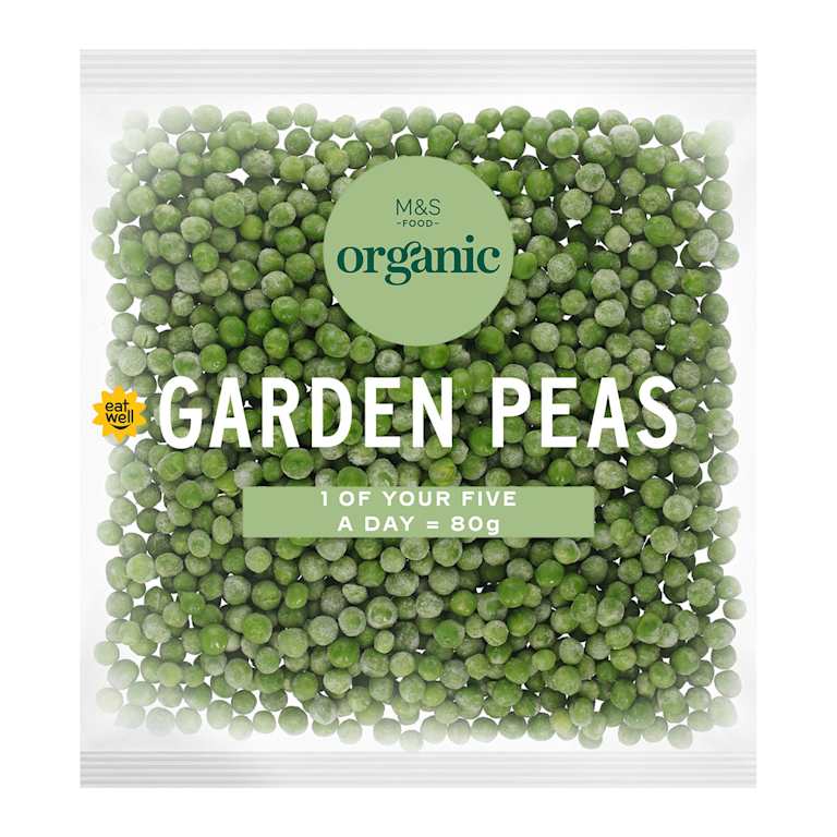M&S Frozen Organic Garden Peas