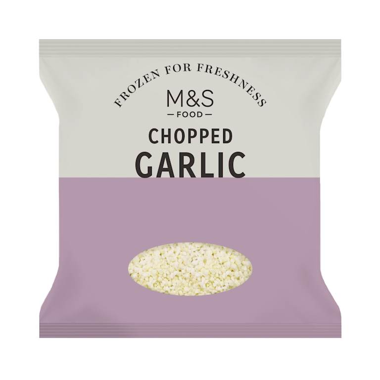 M&S Frozen Chopped Garlic