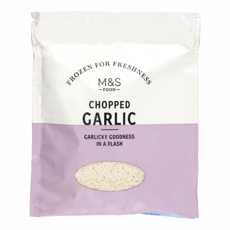 M&S Frozen Chopped Garlic