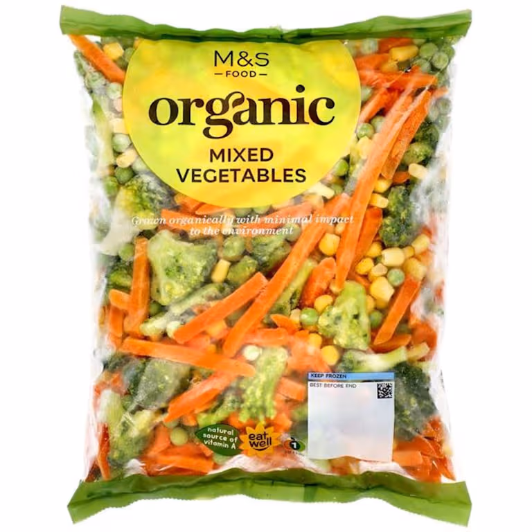 M&S Organic Mixed Vegetables