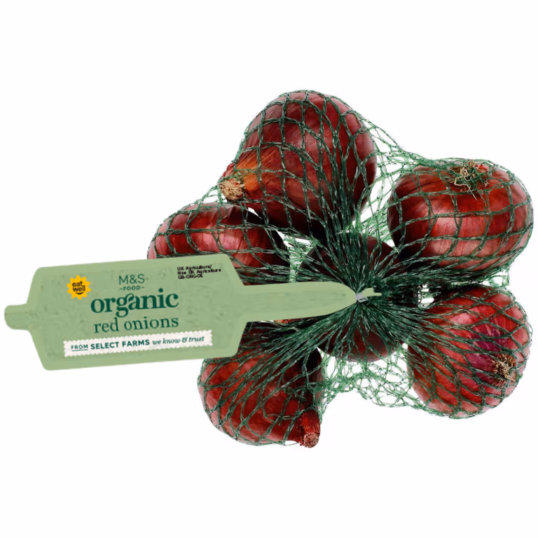 M&S Organic Red Onions