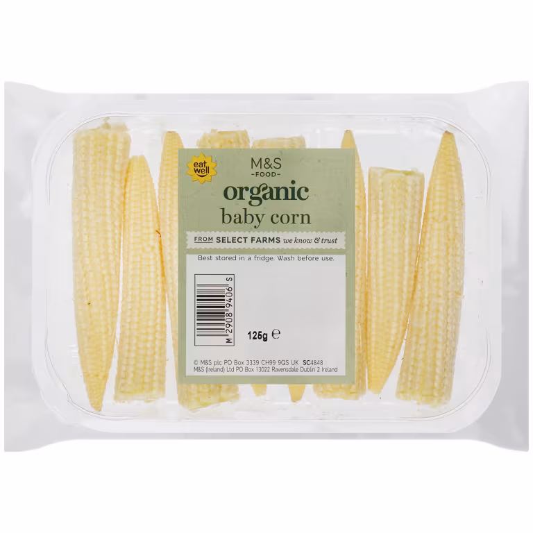 M&S Organic Baby Corn