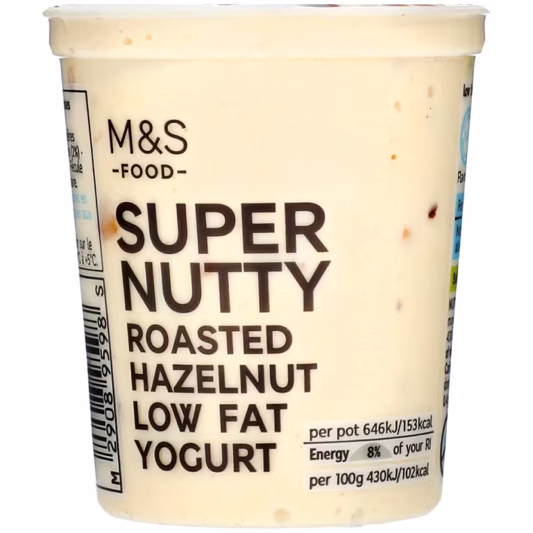 M&S Roasted Hazelnut Low Fat Yogurt