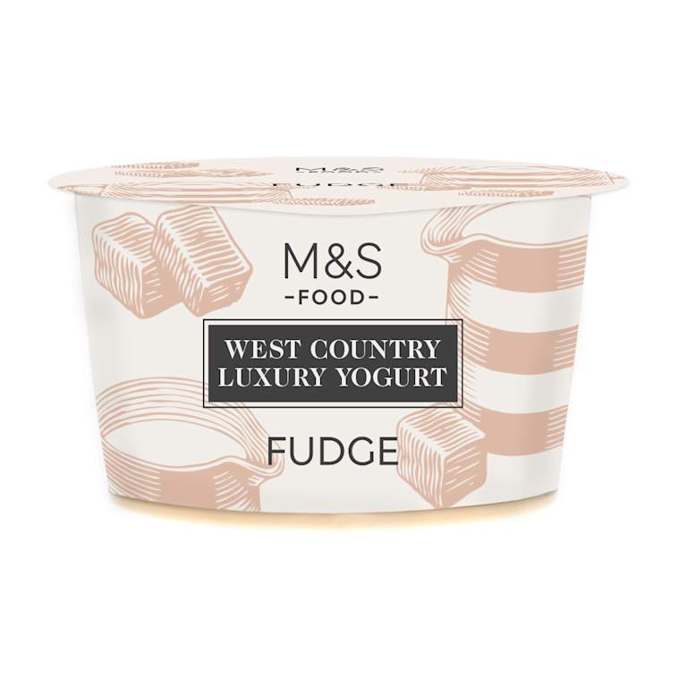 M&S West Country Luxury Fudge Yogurt