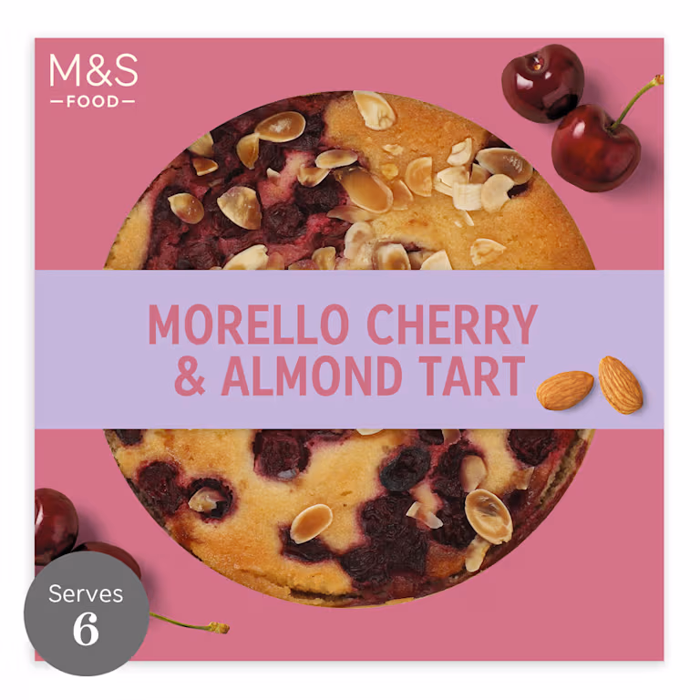 M&S Morello Cherry and Almond Tart