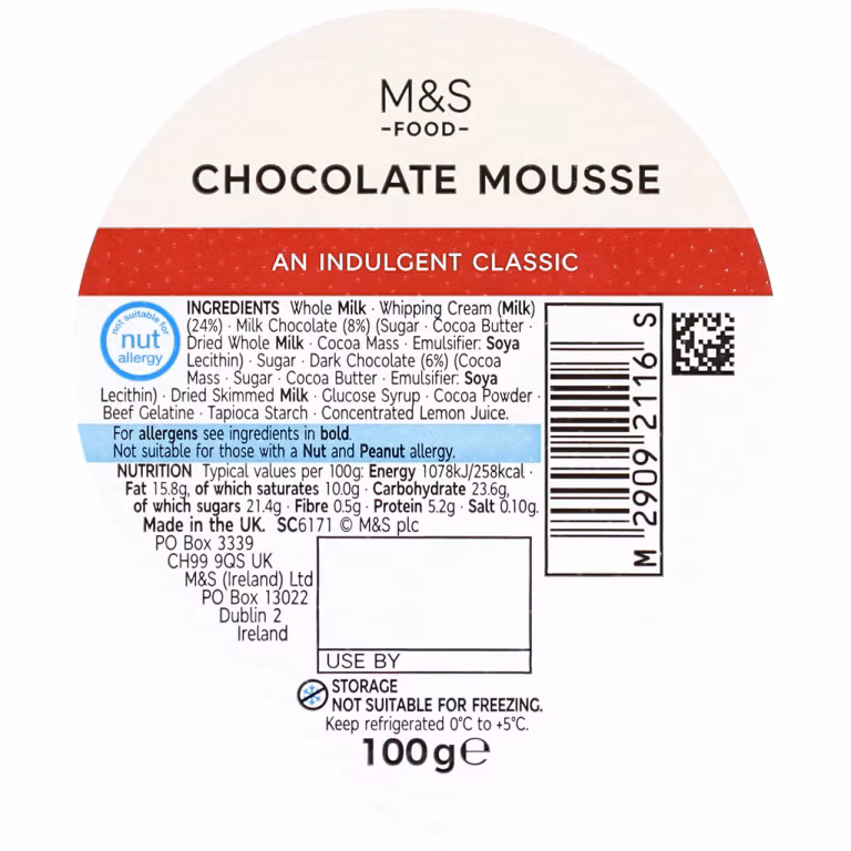 M&S Chocolate Mousse