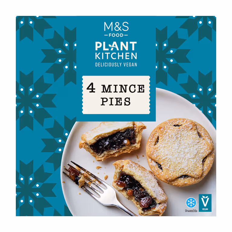 M&S Plant Kitchen 4 Mince Pies
