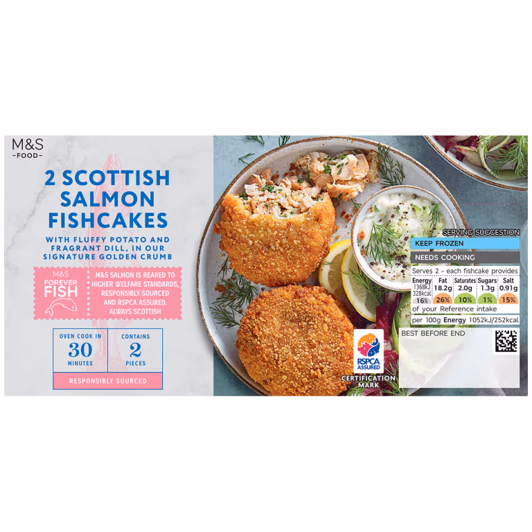 M&S Scottish Salmon Fishcakes