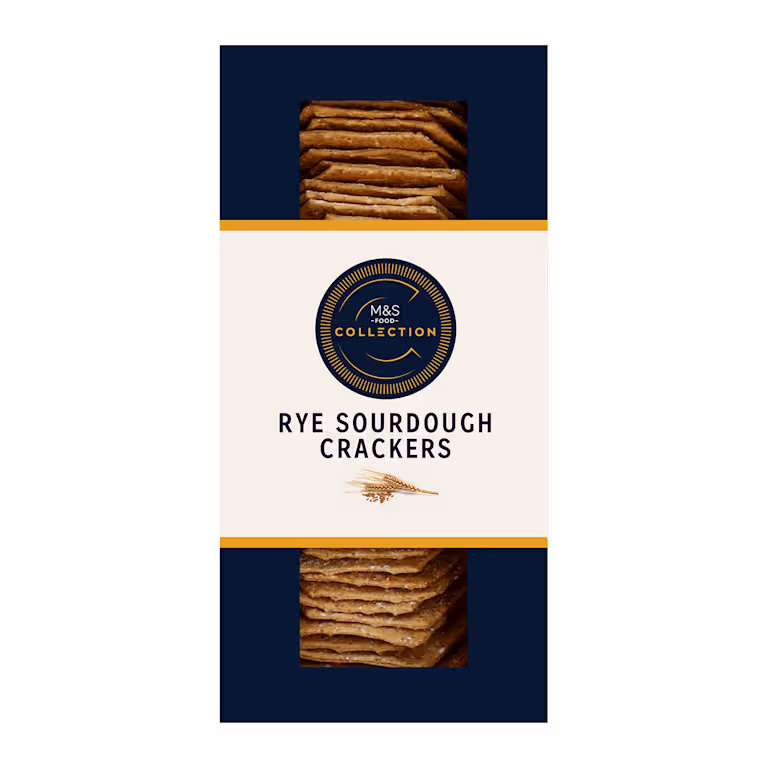 M&S Collection Rye Sourdough Crackers