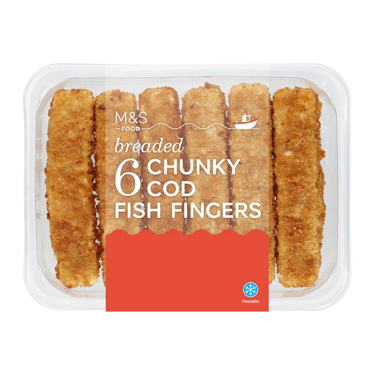 M&S Breaded Chunky Cod Fish Fingers