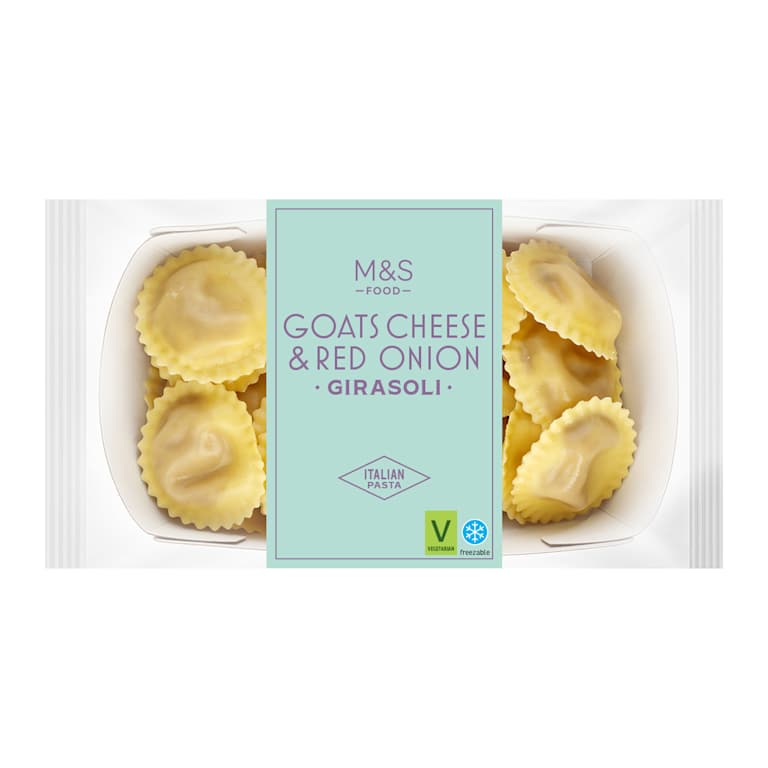 M&S Goat's Cheese and Red Onion Girasoli