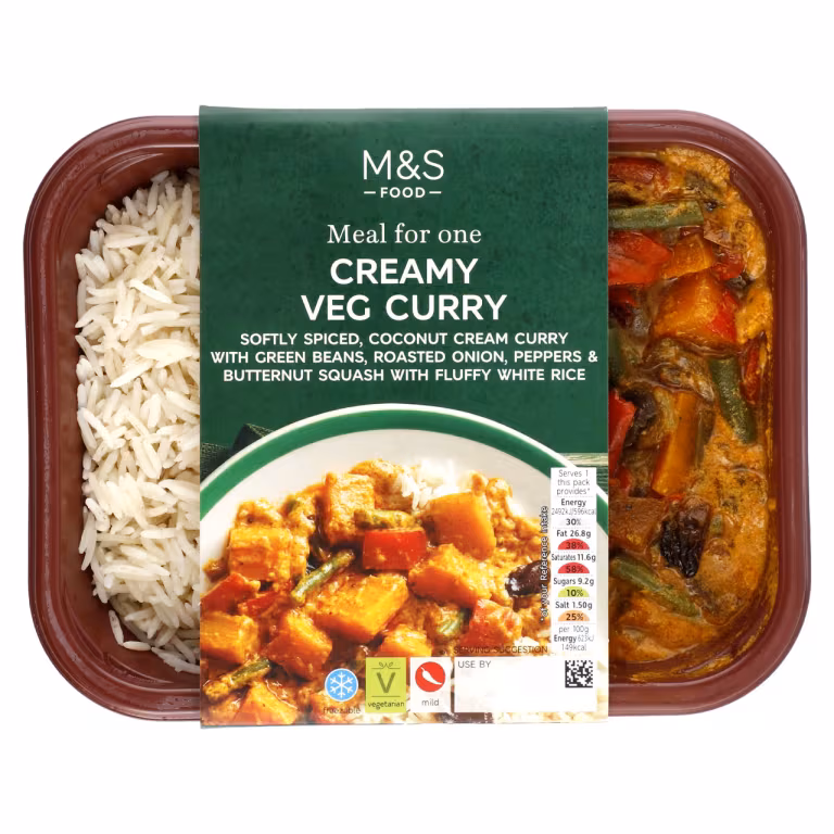 M&S Creamy Veg Curry