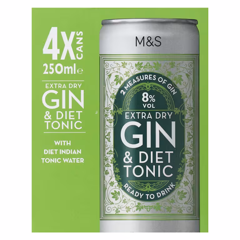 M&S Gin & Diet Tonic