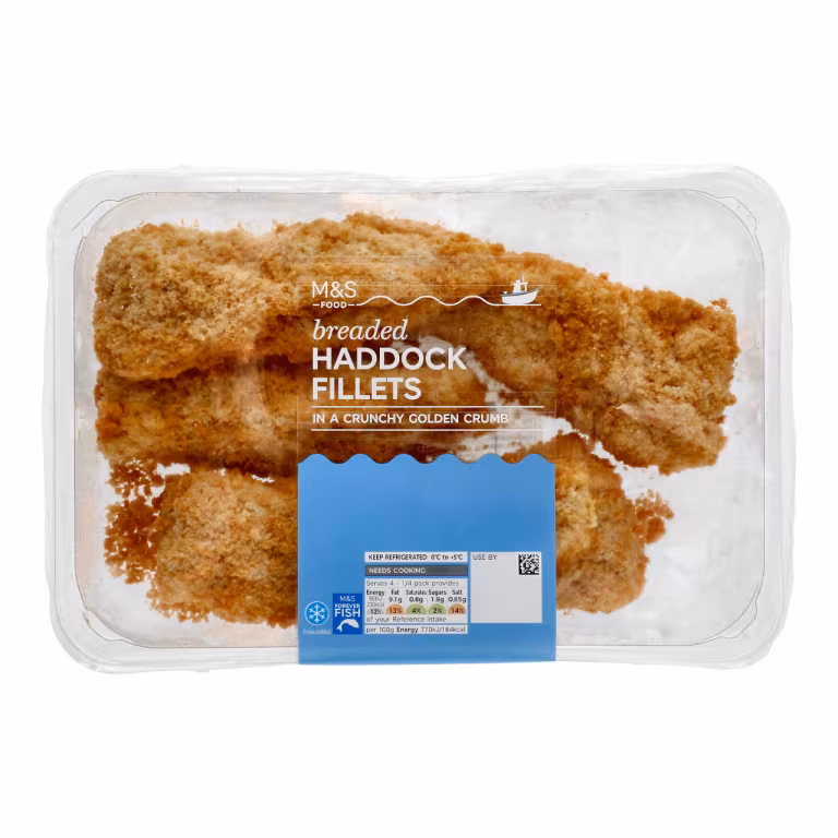M&S Breaded Haddock Fillets