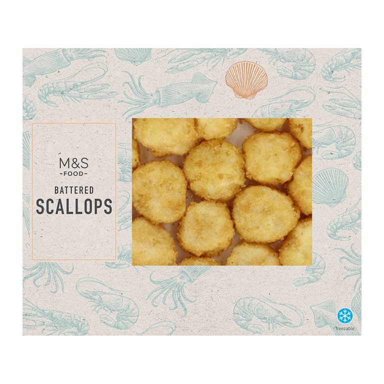 M&S Utterly Delicious Battered Scallops
