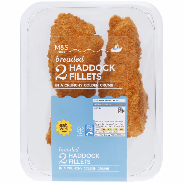M&S Breaded Haddock Fillets
