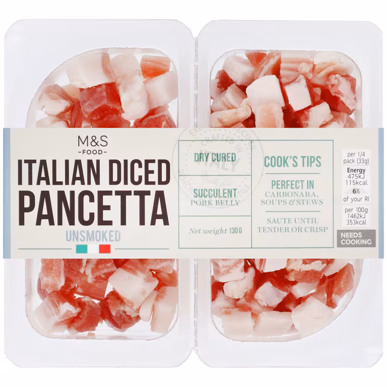 M&S Italian Diced Pancetta