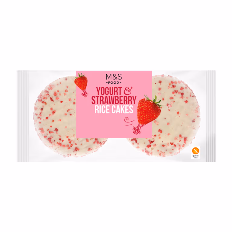 M&S Yogurt & Strawberry Rice Cakes