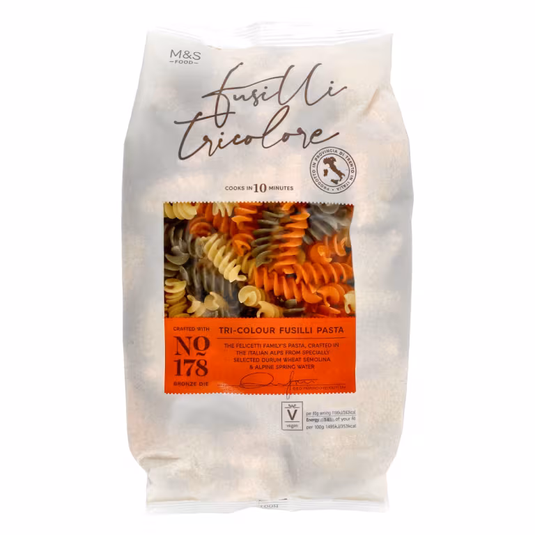 M&S Italian Tri-Colore Fusilli