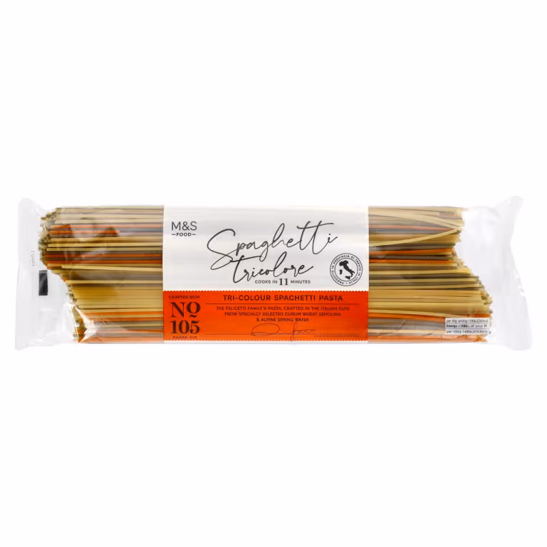 M&S Italian Tri-Colore Spaghetti