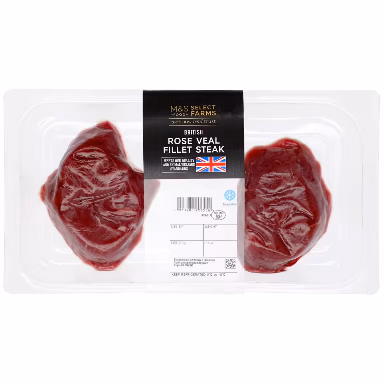 M&S British Rose Veal Fillet Steak