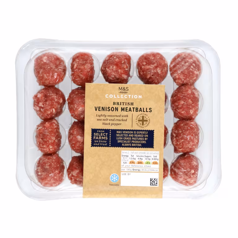 M&S British Venison Meatballs