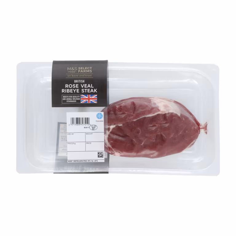 M&S British Rose Veal Ribeye Steak